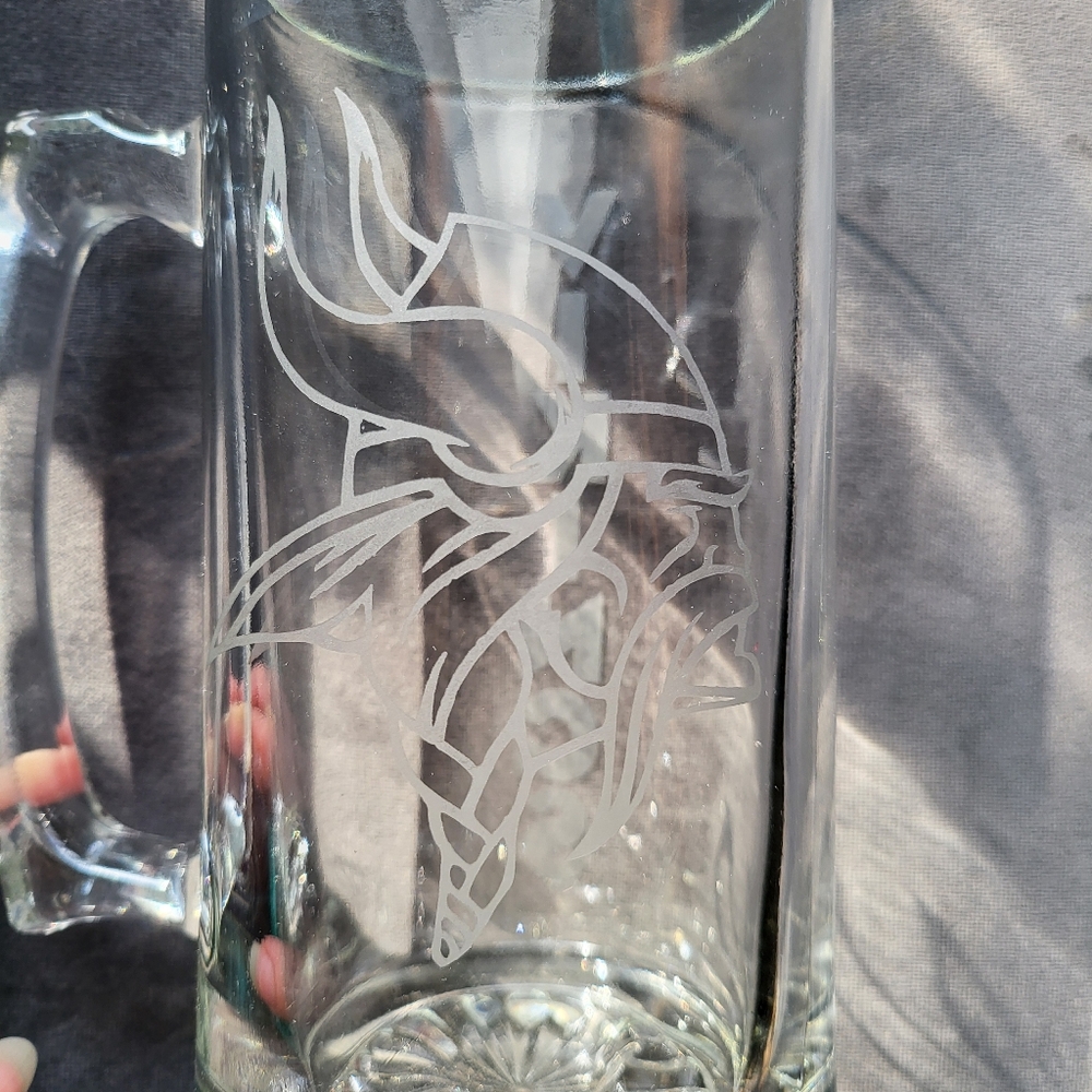 Custom Glass Beer Mug- etched - Picture 10 of 10